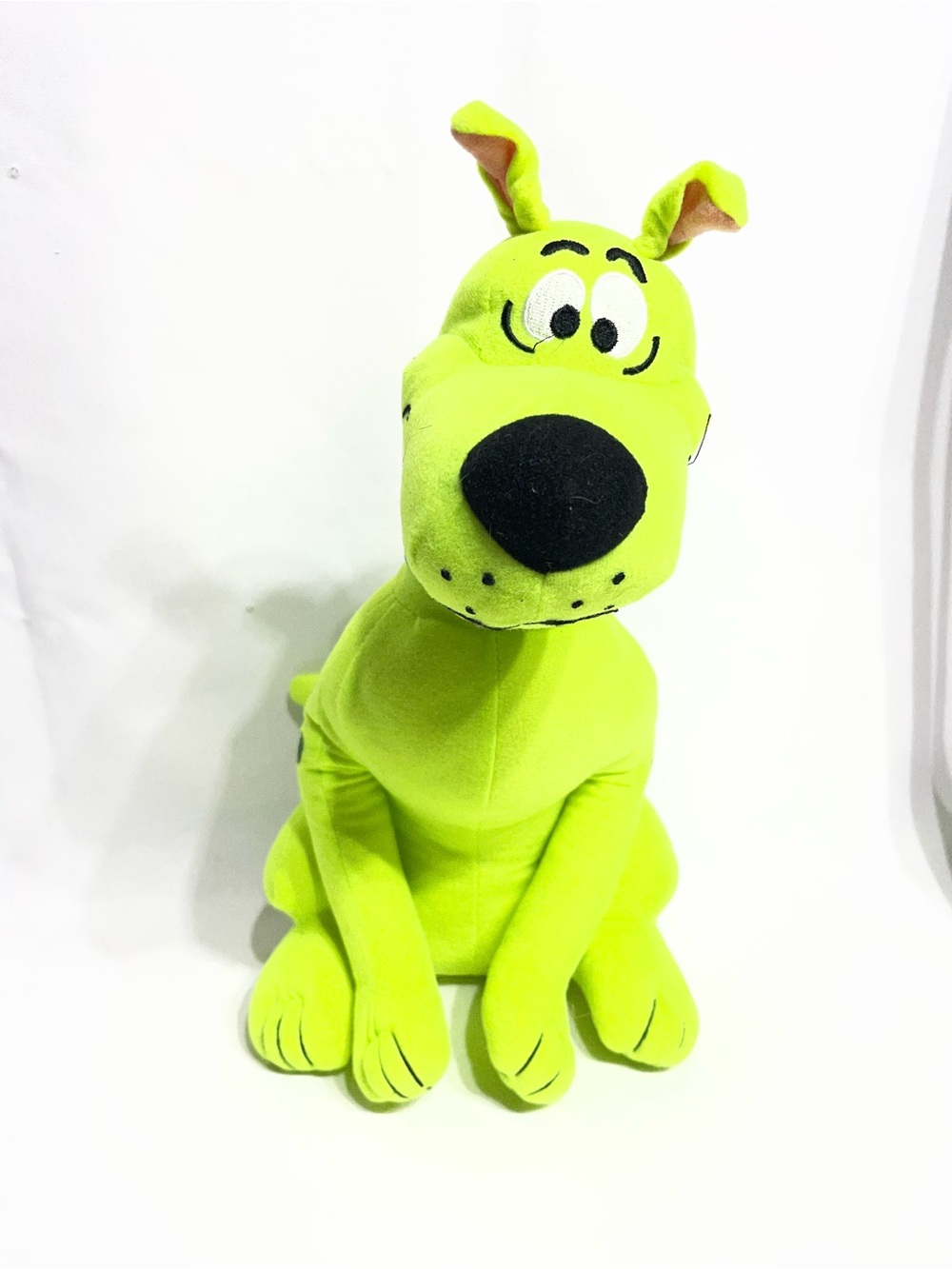12” Neon Green Scooby Doo Plush Great Condition